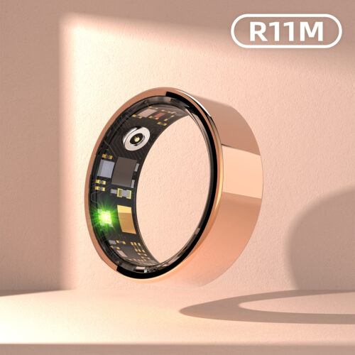 Smart ring with advanced technology, Bluetooth, blood oxygen, heart rate and blood pressure health monitoring, suitable for both men and women, waterproof ring with cutting-edge technology.